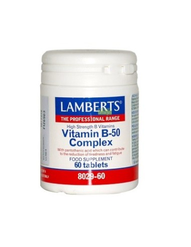 Vitamina B-50 complex LAMBERTS 60comp