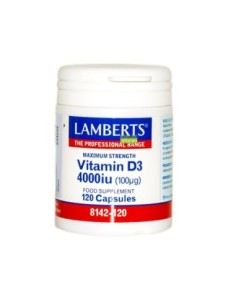 Vitamina D3 4000UI LAMBERTS 120 cap