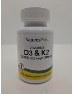 Vitamina D3 & K2 NaturesPlus 90 Comprimidos