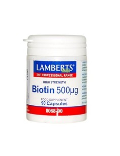 Biotina 500mcg LAMBERTS 90cap