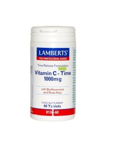 Vitamina C Liberacion Sostenida 1000mg LAMBERTS 60comp