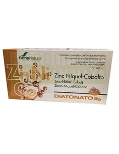 Diatonato 5/2 Zinc-Niquel-Cobalto SORIA NATURAL 28viales