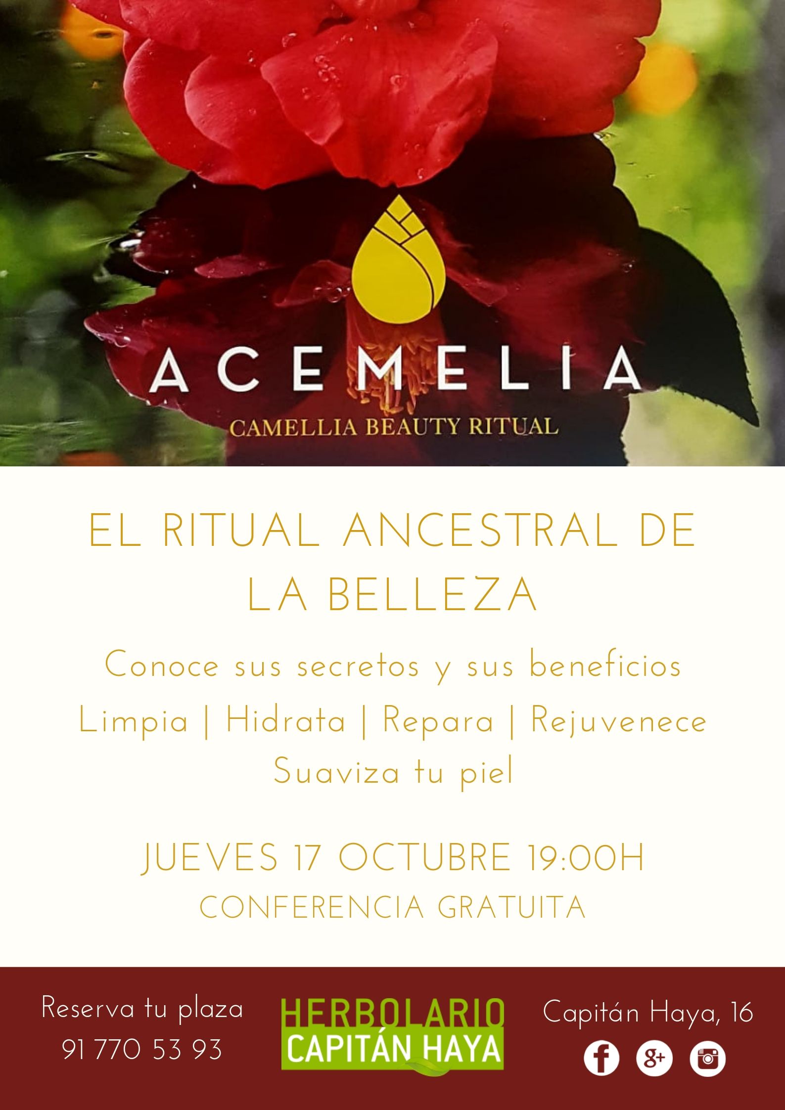 EL RITUAL ANCESTRAL DE LA BELLEZA | 17/10/19 | 19:00