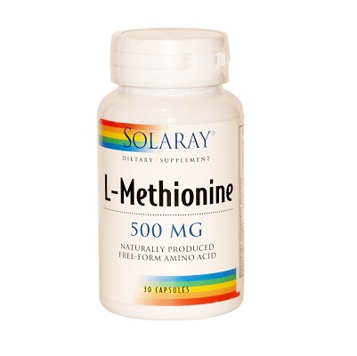 L-Metionina Solaray es un complemento alimenticio a base de L-Metionina , forma libre de aminoácido obtenida de forma natural por un proceso de fermentación bacteriana.Comprar L-Metionina Solaray