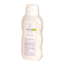 LECHE CORPORAL MALVA BLANCA WELEDALeche corporal malva blanca Weleda a base de extractos de malva blanca orgánica y pensamiento calman la piel propensa a irritación.Los aceites orgánicos de coco y de sésamo proporcionan cuidados intensivos.HidratanteRefrescante y calmante.También es adecuado para la piel del adulto sensible.
