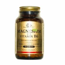 Comprar Magnesio con Vitamina B6 SOLGAR