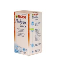 Modulax Pegaso es un complemento alimenticio a abse de extractos vegetales y lactulosa.