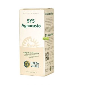 SYS Agnocasto FORZA VITALESYS Agnocasto Forza Vitale es un complemento alimenticio de Sauzgatillo que facilita el natural equilibrio del climaterio.