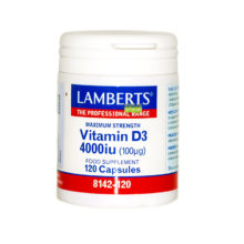 Comprar Vitamina D3 Lamberts 4000UI 