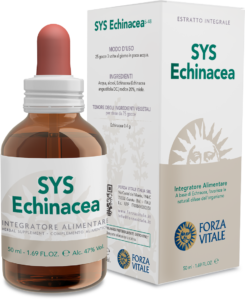 SYS DROSERA FORZA VITALE SYS Drosera Forza Vitale es un complemento alimenticio a base de Drosera que favorece la fluidez de las secreciones bronquiales.